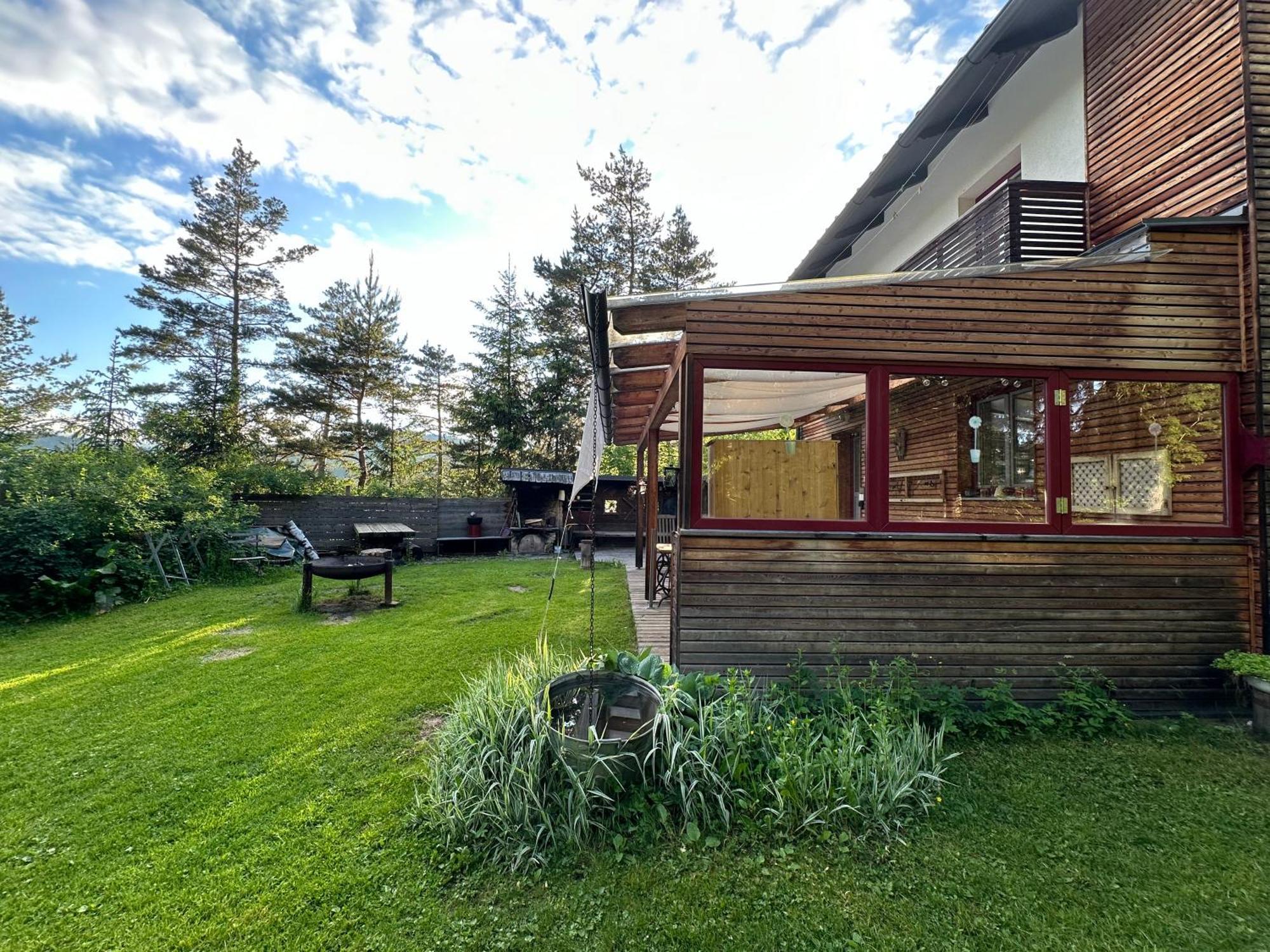 Ferienhaus Im Wald Edelschrott Экстерьер фото